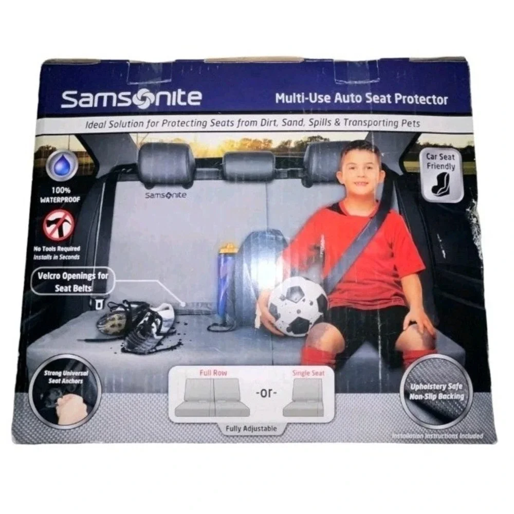 Samsonite Gray Multi-Use Car Seat Cover NWOB
